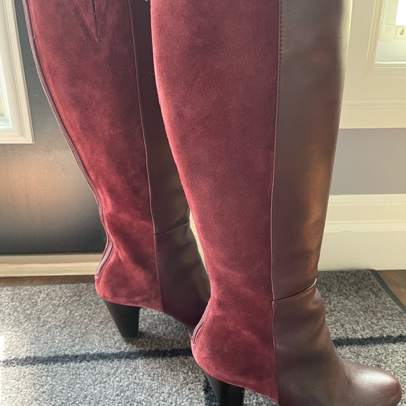 BCBG Leather & Suede Tall Boots - Picture 4 of 4